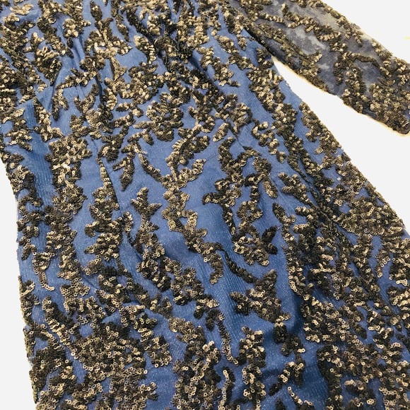 Aidan Marrox classic black mess and sequins dress - Picture 6 of 8